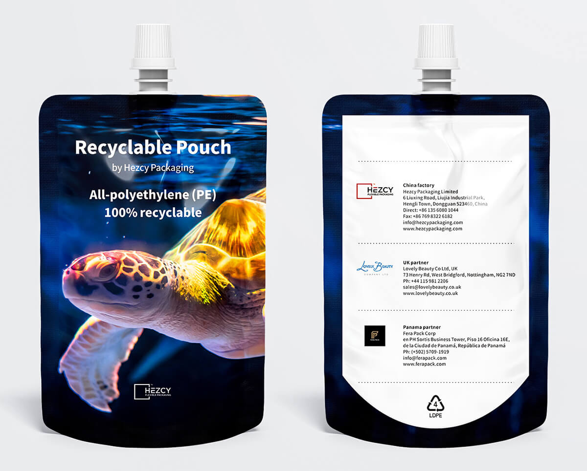 Recyclable Stand Up Pouches